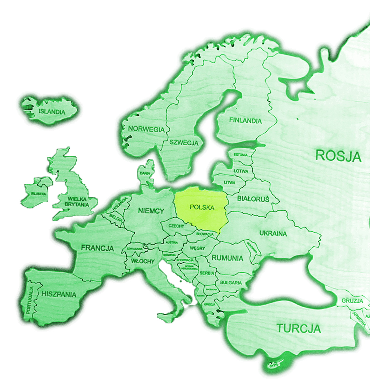 huby lotnicze, Europa